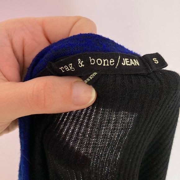 Rag & Bone Blue Sweater - Picture 4 of 9